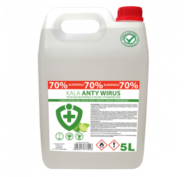 Płyn do dezynfekcji rąk i powierz ANTYWIRUS 5L
