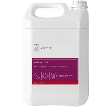 Płyn do dezynfekcji rąk i powierz VELODES SILK 5L