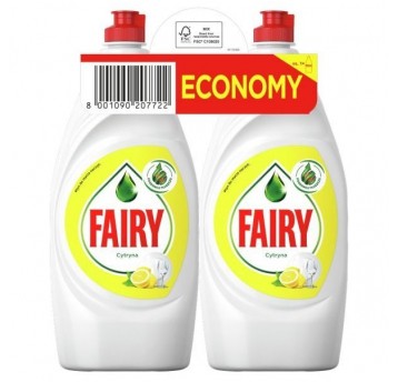 Płyn do naczyń FAIRY 2 x 900ml Cytryna DUOPACK