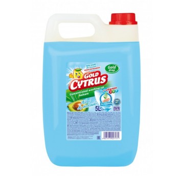 Płyn do naczyń GOLD CYTRUS 5L BALSAM niebieski