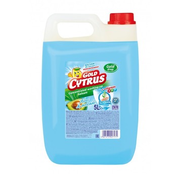 Płyn do naczyń GOLD CYTRUS 5L BALSAM niebieski