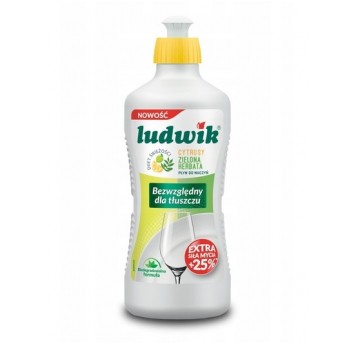 Płyn do naczyń LUDWIK 450ML cytrus z zielo herbatą