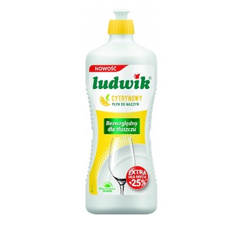 Płyn do naczyń LUDWIK 900ml Cytryna /12