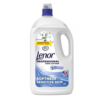 Płyn do płukania Lenor 4L Soft Cotton Biały