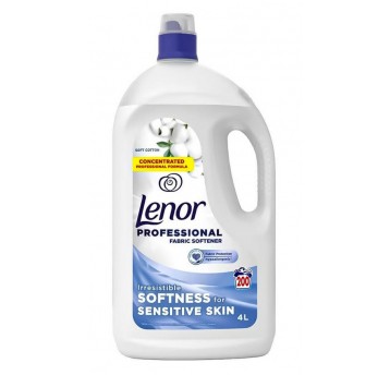 Płyn do płukania Lenor 4L Soft Cotton Biały