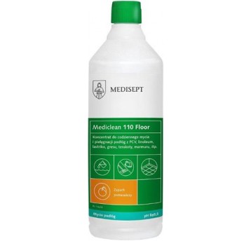 Płyn do podłóg MEDICLEAN 110 FLOOR 1L pomarańcza