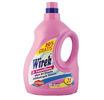Płyn do prania WIREK 2L tkaniny DELIKATNE LANOL /7