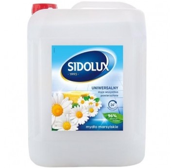 Płyn uniwersalny SIDOLUX 5L Mydło Marsylskie Biały