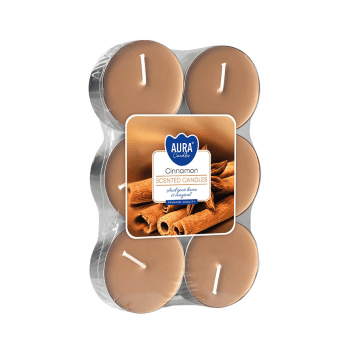 Podgrzewacz świeca MAXI AURA Cynamon 6szt