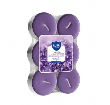Podgrzewacz świeca MAXI AURA Lawenda 6szt