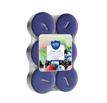 Podgrzewacz świeca MAXI AURA Owoce Leśne 6szt