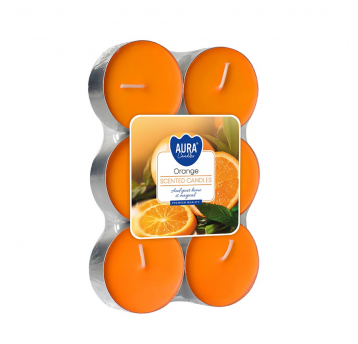 Podgrzewacz świeca MAXI AURA Pomarańcza 6szt