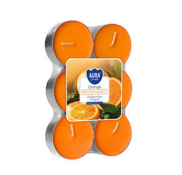 Podgrzewacz świeca MAXI AURA Pomarańcza 6szt