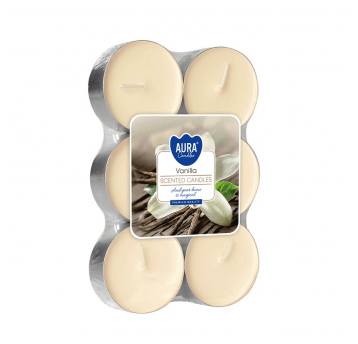 Podgrzewacz świeca MAXI AURA Wanilia 6szt