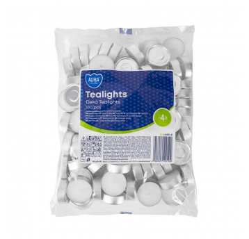 Podgrzewacz Tealight 4h DEKO AURA 100szt / 7