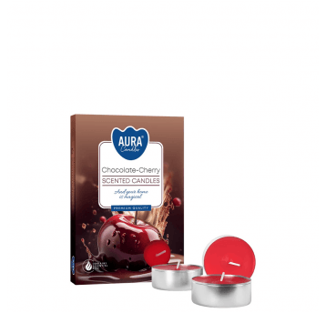 Podgrzewacz zapach 6szt AURA Czekolada Wiśnia