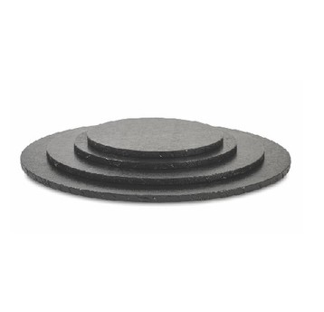 Podkład okrągły GRUBY czarny 28cm 1,2cm 1szt /5