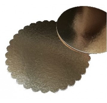 Podkład tort ZŁOTY krążek 28cm KARB 2400g 1szt /50