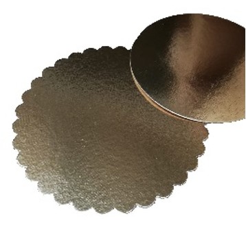 Podkład tort ZŁOTY krążek 28cm KARB 2400g 1szt /50