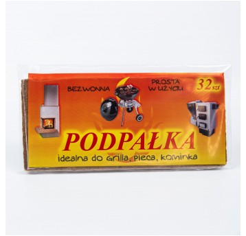 Podpałka BRĄZOWA 32 kostki rydełkiewicz /45