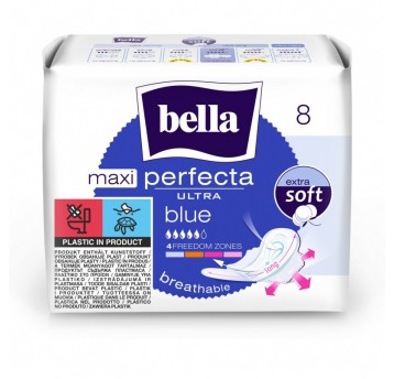 Podpaska BELLA PERFECTA MAXI BLUE 8szt /30