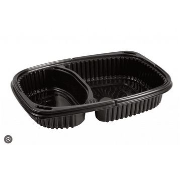 Pojemnik COOK 2-DZ 1100ml 45mm CZARNY 40szt /8
