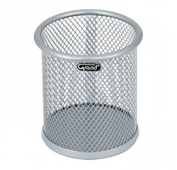 Pojemnik na długopisy srebrny metal Grand (GR-004)