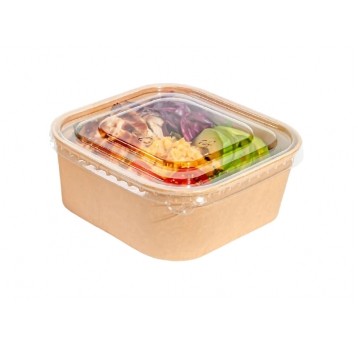 Pojemnik papierowy KWADRAT 1250ml 50szt /6