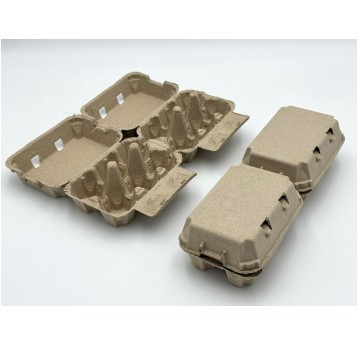 Pojemnik papierowy na 6 jajek szary 260szt