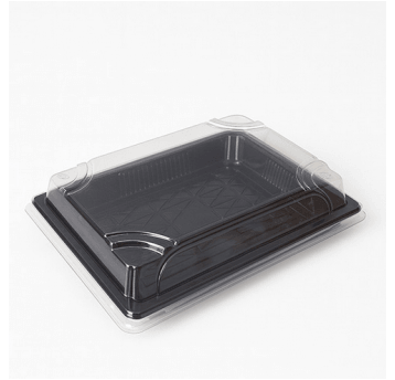 Pojemnik R-PET SUSHI z pokrywką 16x11x4cm 50szt /4