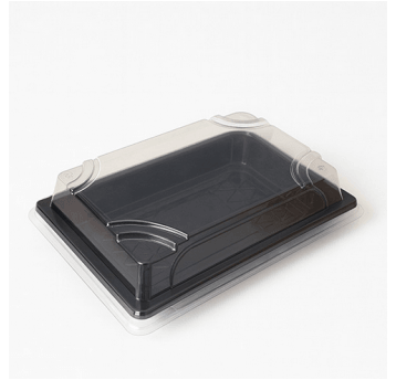 Pojemnik R-PET SUSHI z pokrywką 17x9x4cm 50szt /4