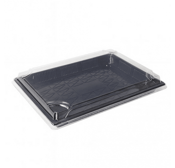 Pojemnik R-PET SUSHI z pokrywką 27x20x4cm 50szt /4