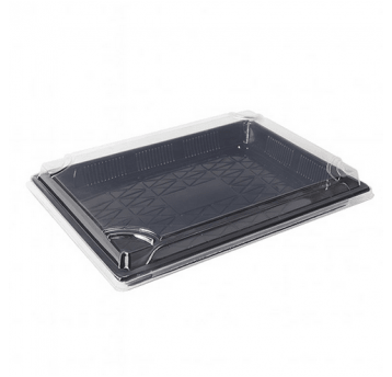Pojemnik R-PET SUSHI z pokrywką 27x20x4cm 50szt /4