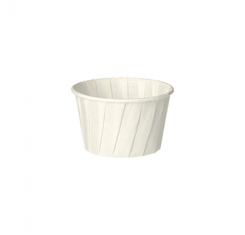 Pojemnik sos papierowy PURE 90ml BIAŁY 100szt