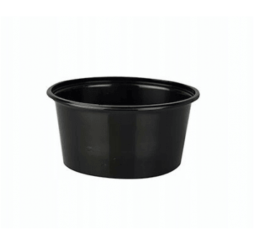 Pojemnik sos PP 80ml D-7080C CZARNY 100szt /10