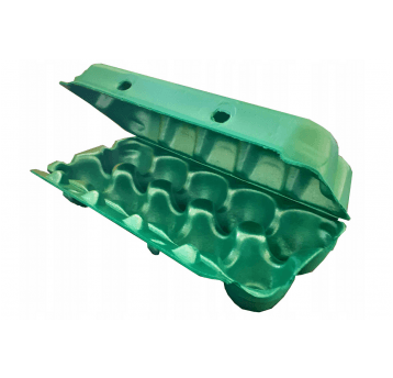 Pojemnik XPS na 10 jajek zielony 360szt OJZ360