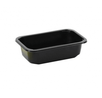 Pojemnik zgrzew GRU 187x137x50 CZARNY 850ml 640szt