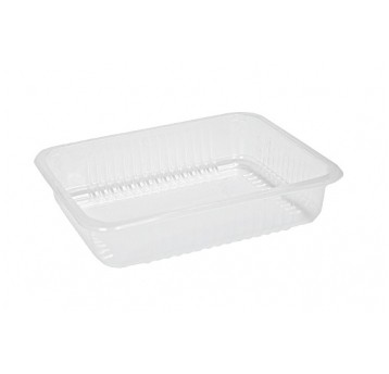 Pojemnik zgrzew Żebro 187x137x50 TRANS 850ml 640sz