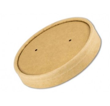 Pokrywka papierowa KRAFT zupa fi 96 50szt /10