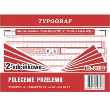 Polecenie przelewu II odcinkowe A6 1szt /5