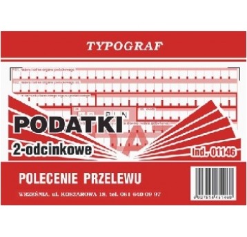Polecenie przelewu podatki II odcinkow A6 1szt /5