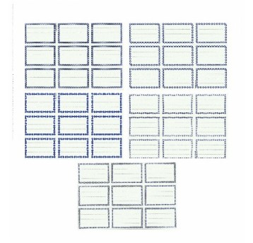 POLSYR naklejka czysta na zeszyt 1szt /25