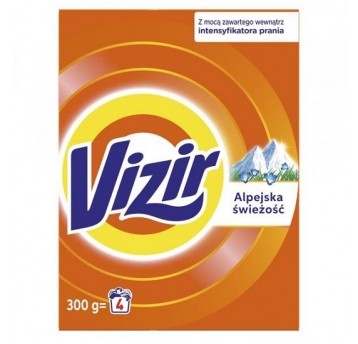 Proszek do prania VIZIR 330G BIAŁY Alpejska Świeżo