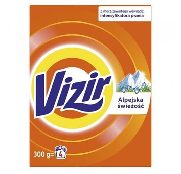 Proszek do prania VIZIR 330G BIAŁY Alpejska Świeżo