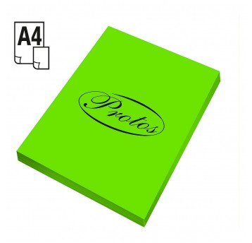PROTOS papier ksero A4 75G ZIELONY FLUO 100szt