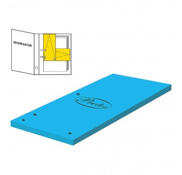 Przekładki indeks czyste 1/3 A4 Niebieskie PROTOS