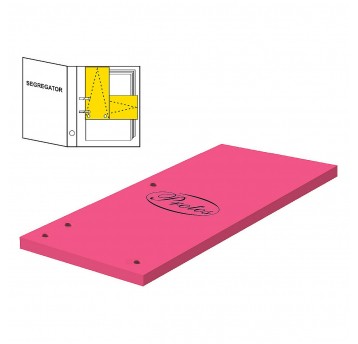 Przekładki indeks czyste 1/3 A4 Róż PROTOS