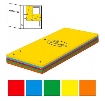 Przekładki indeksujące czyste 1/3 A4 PROTOS MIX