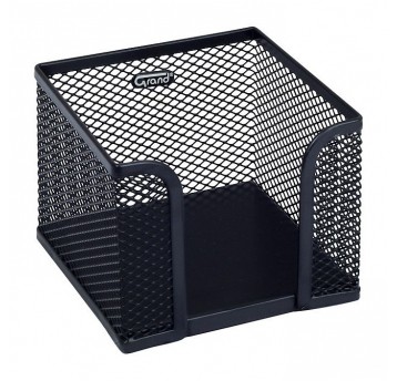 Przybornik na karteczki czarny metal Grand GR-043