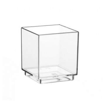 Pucharek deser PS PAPSTAR kwadrat 55ml 30szt /9
